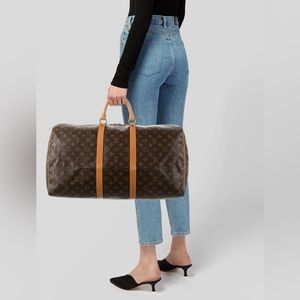 Vintage Louis Vuitton Monogram Keepall 55
